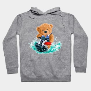 Teddy bear - splash up Hoodie